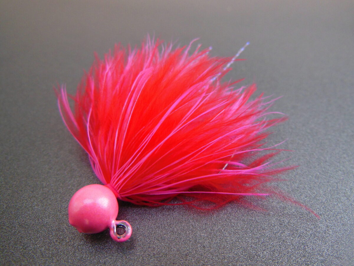Dinger Jigs - Schlappen Lead - Pink & Red