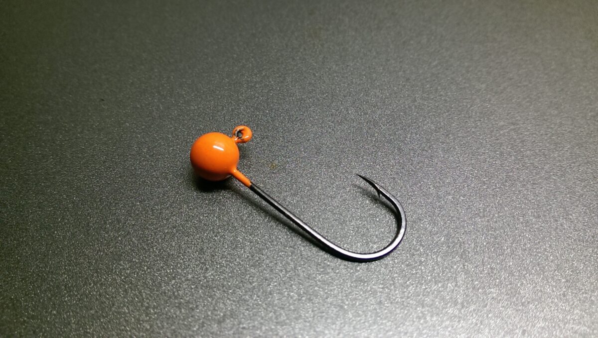 Bare steelhead jig heads Orange 1200x679 - G. Bare Jig Hooks