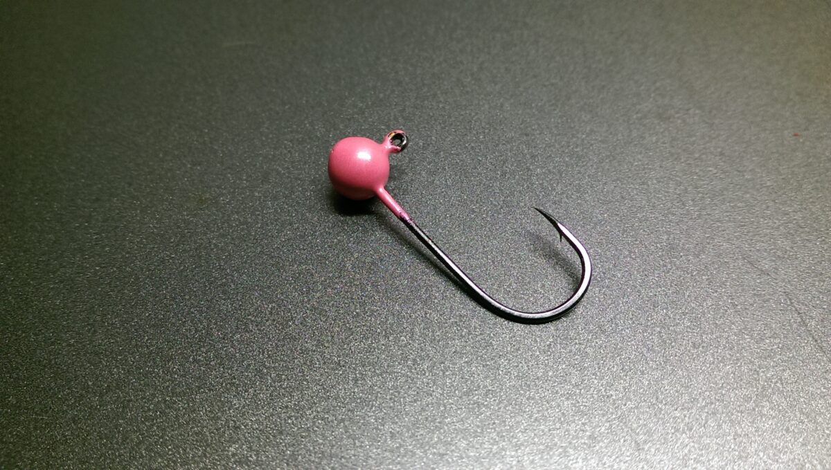 Bare steelhead jig heads Pearl Pink 1200x679 - G. Bare Jig Hooks