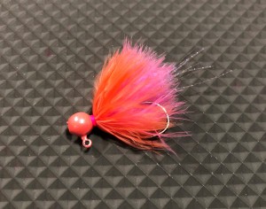 Dinger Jigs Schlappen Jig Shrimp over Pink 300x236 - Schlappen Jigs