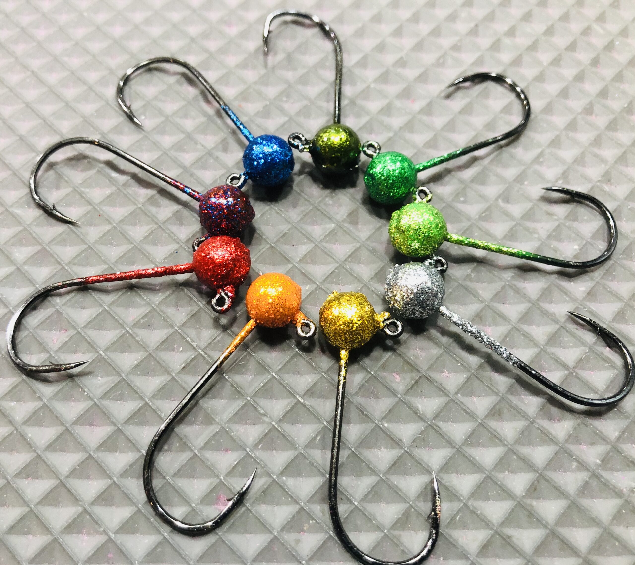 Powder Coating Jig Heads for Lure Making and Fishing