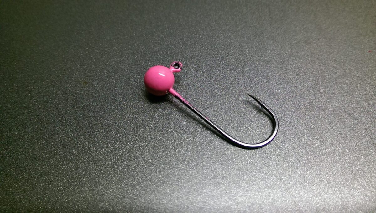 Bare steelhead jig heads Hot Pink scaled 1200x679 - G. Bare Jig Hooks