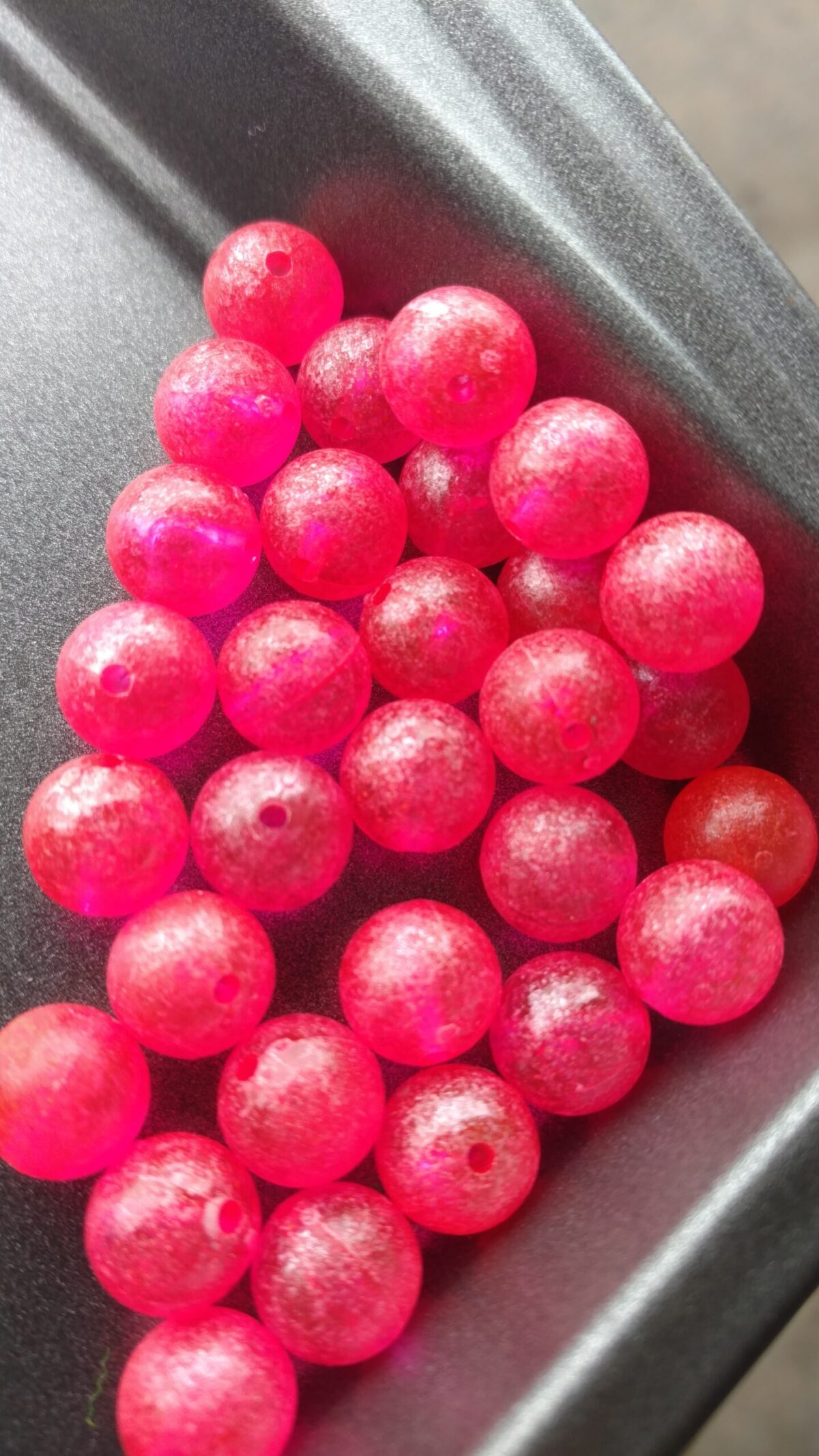 Spirit River UV2 Fusion Egg Drop Beads Pink Stimulator scaled 1200x2133 - Spirit River Beads