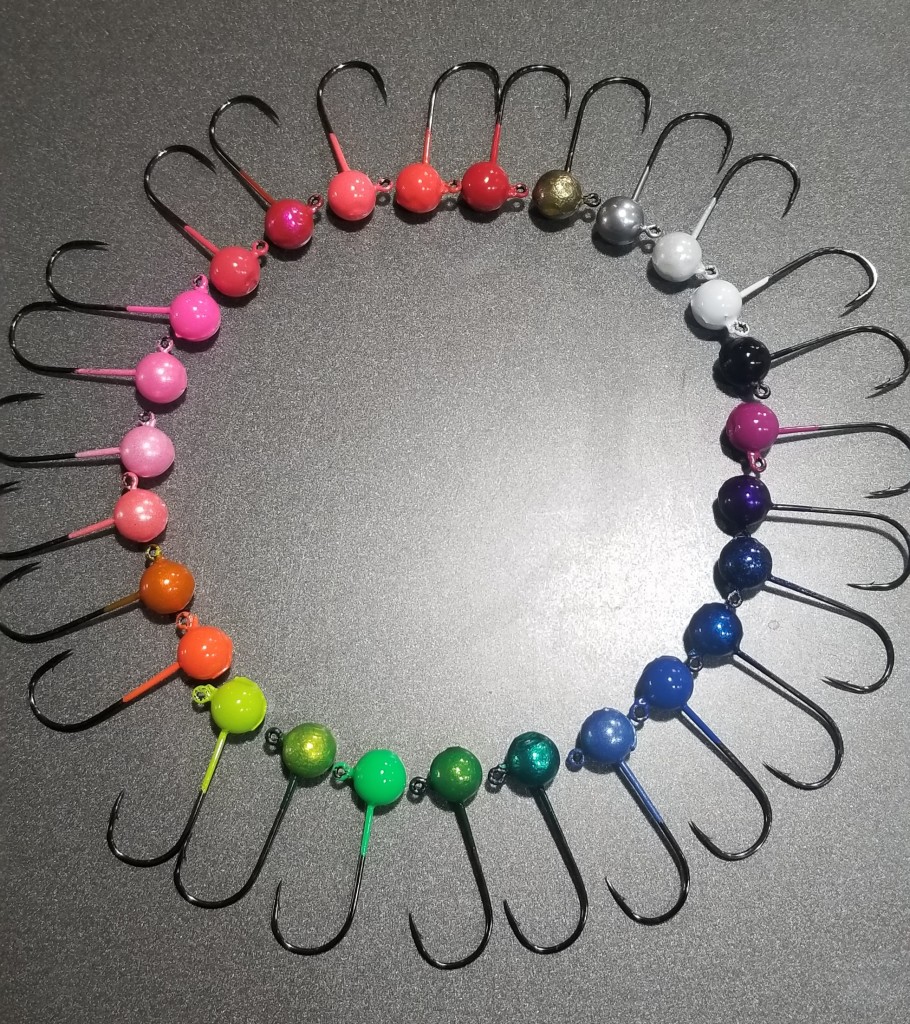 Bare Salmon and Steelhead Jig Hooks Dinger Jigs